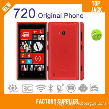 Original Mobile Phone 720 with 6.1MP Camera Cell Phone GPS Windows Phone 8GB